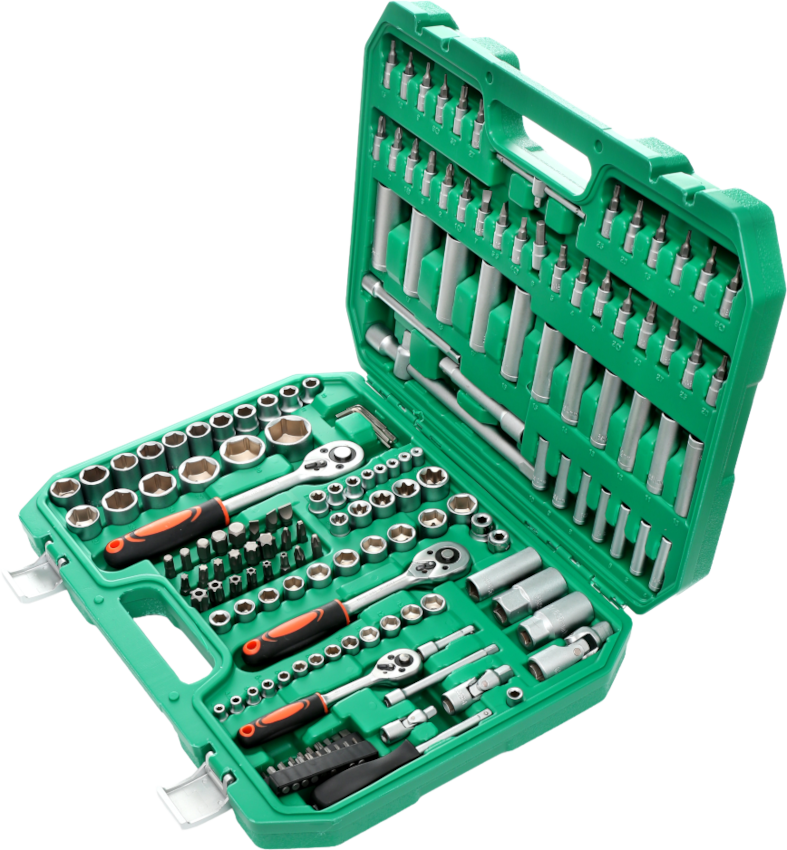 Set of 172 socket wrenches and bits KD308