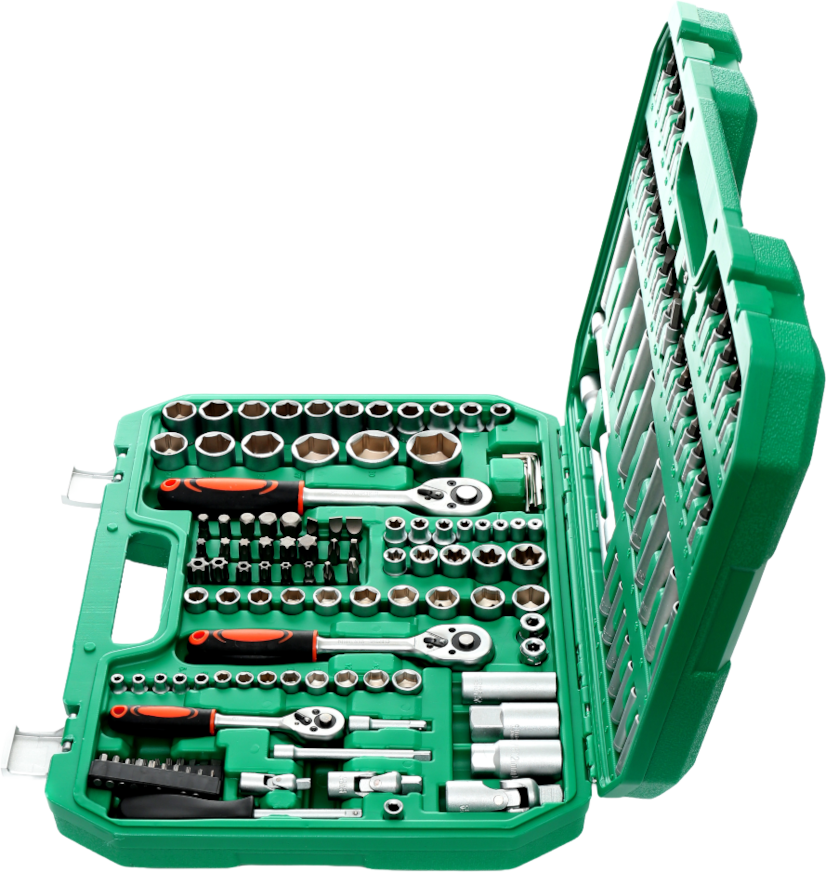 Set of 172 socket wrenches and bits KD308