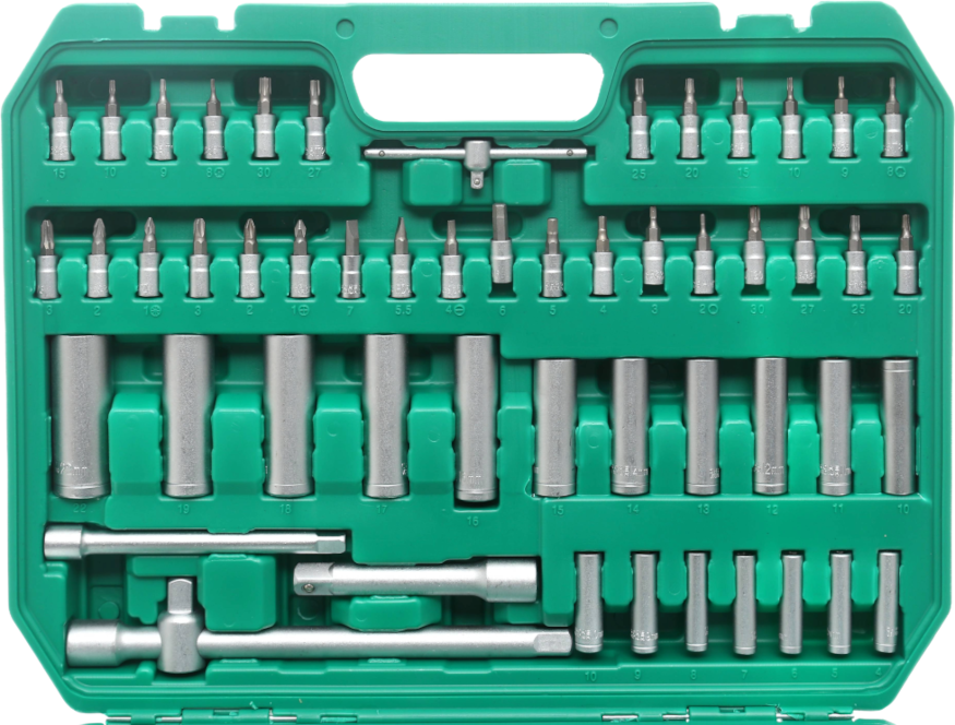 Set of 172 socket wrenches and bits KD308
