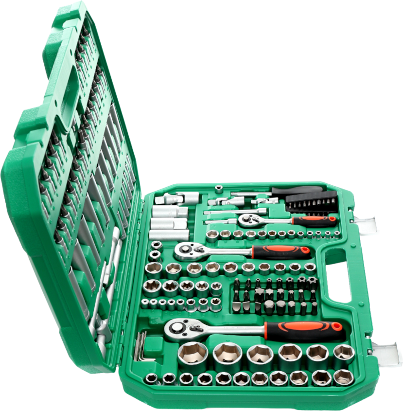 Set of 172 socket wrenches and bits KD308