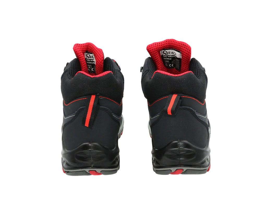 Safety shoes, model no. 9, black nubuck leather, S3 SRC - size 40