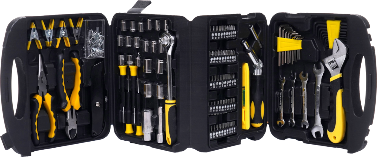 117-piece tool set in a case KD10831