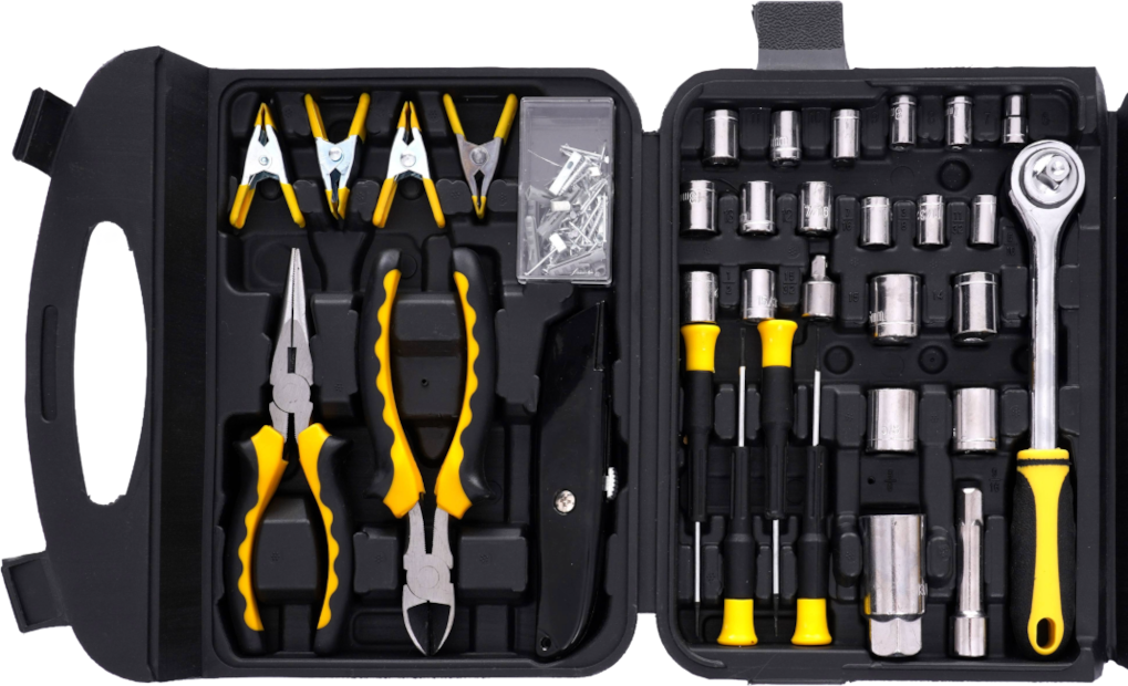 117-piece tool set in a case KD10831