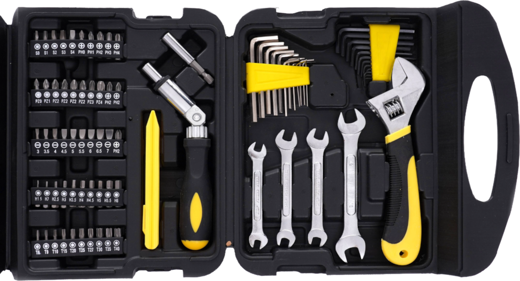 117-piece tool set in a case KD10831
