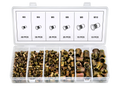 Set of 150 steel rivet nuts KD12676