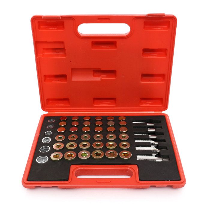 Oil drain plug thread repair kit KD10512