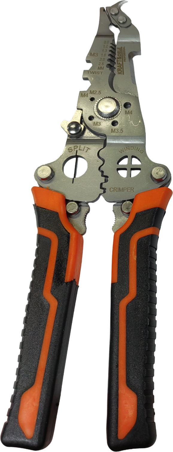 Multifunctional folding pliers, cable insulation stripper KD12693