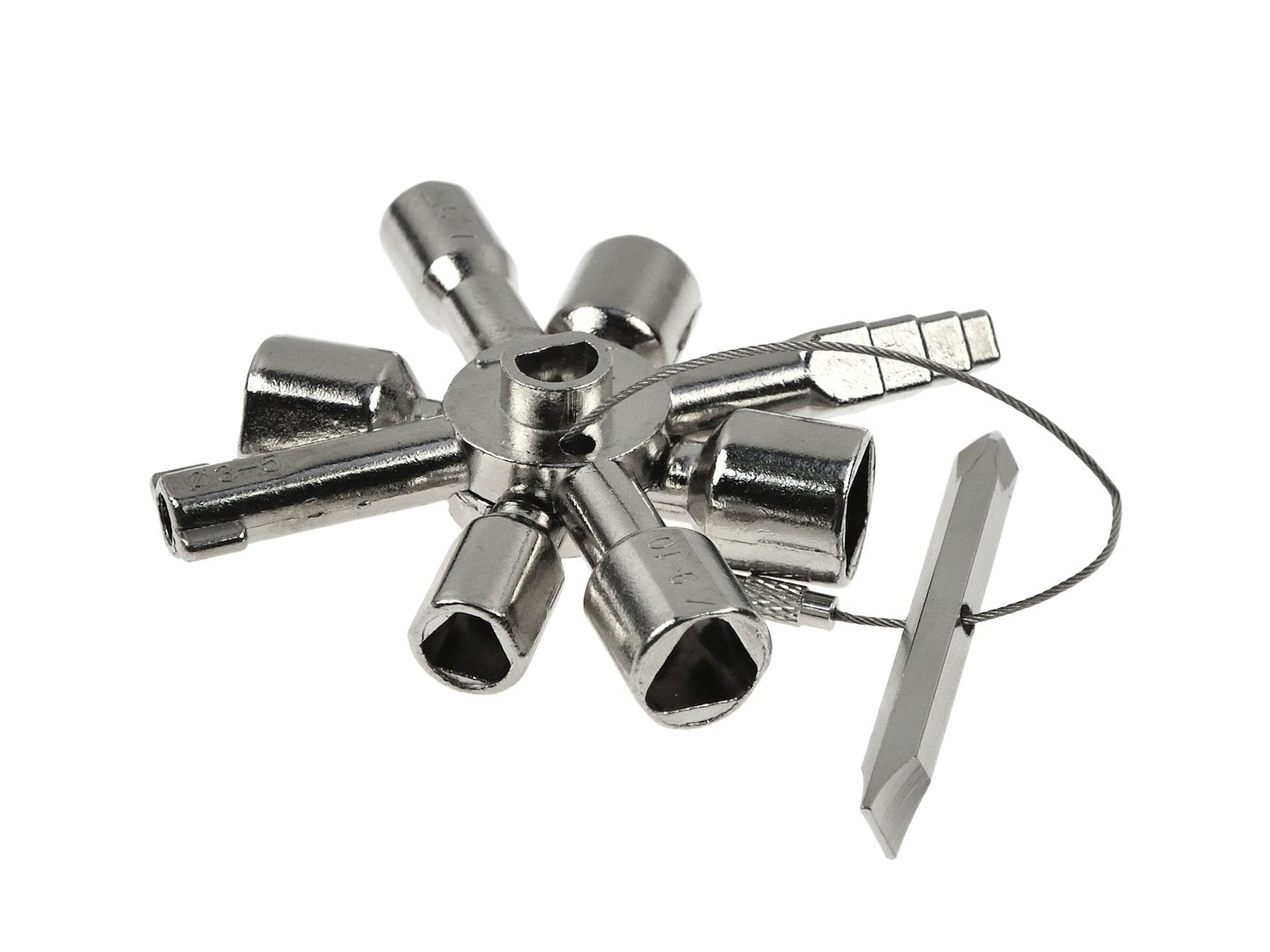 Multi-purpose Universal Wrench for Cabinets, 10-in-1