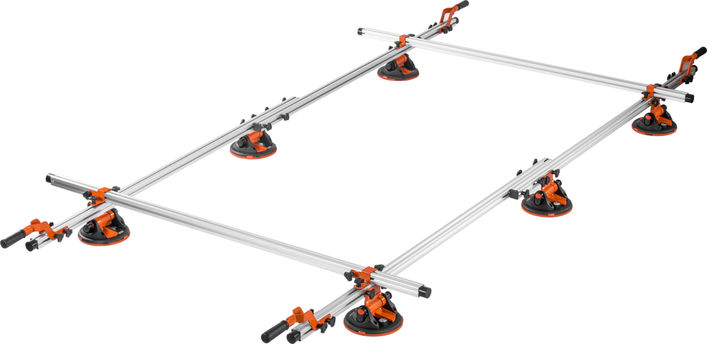 Large tile handling set 3600mm + suction cups KD11985