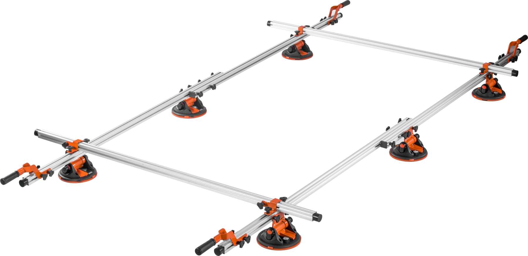 Large tile handling set 3600mm + suction cups KD11985