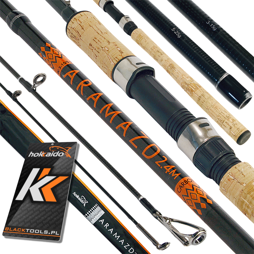 ARAMAZD Hokkaido universaalne 2-ühes spinningurõngas 2.4m 3-15g / 5-25g