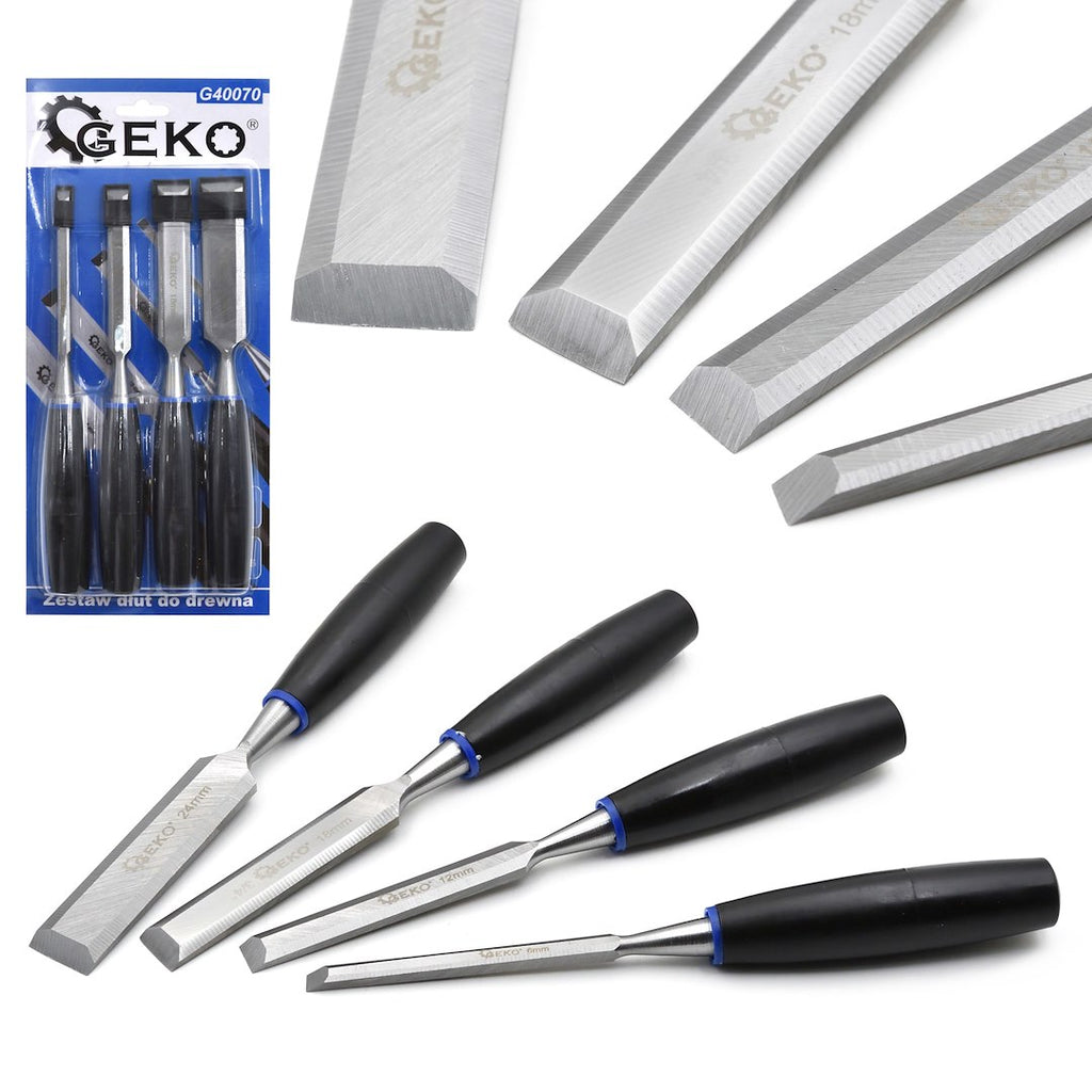 Set of chisels for wood 4pcs 6-24mm