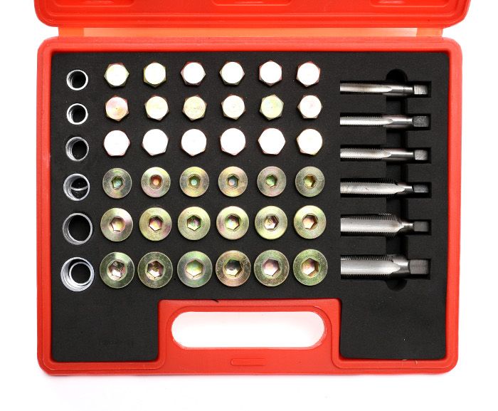 Oil drain plug thread repair kit KD10512