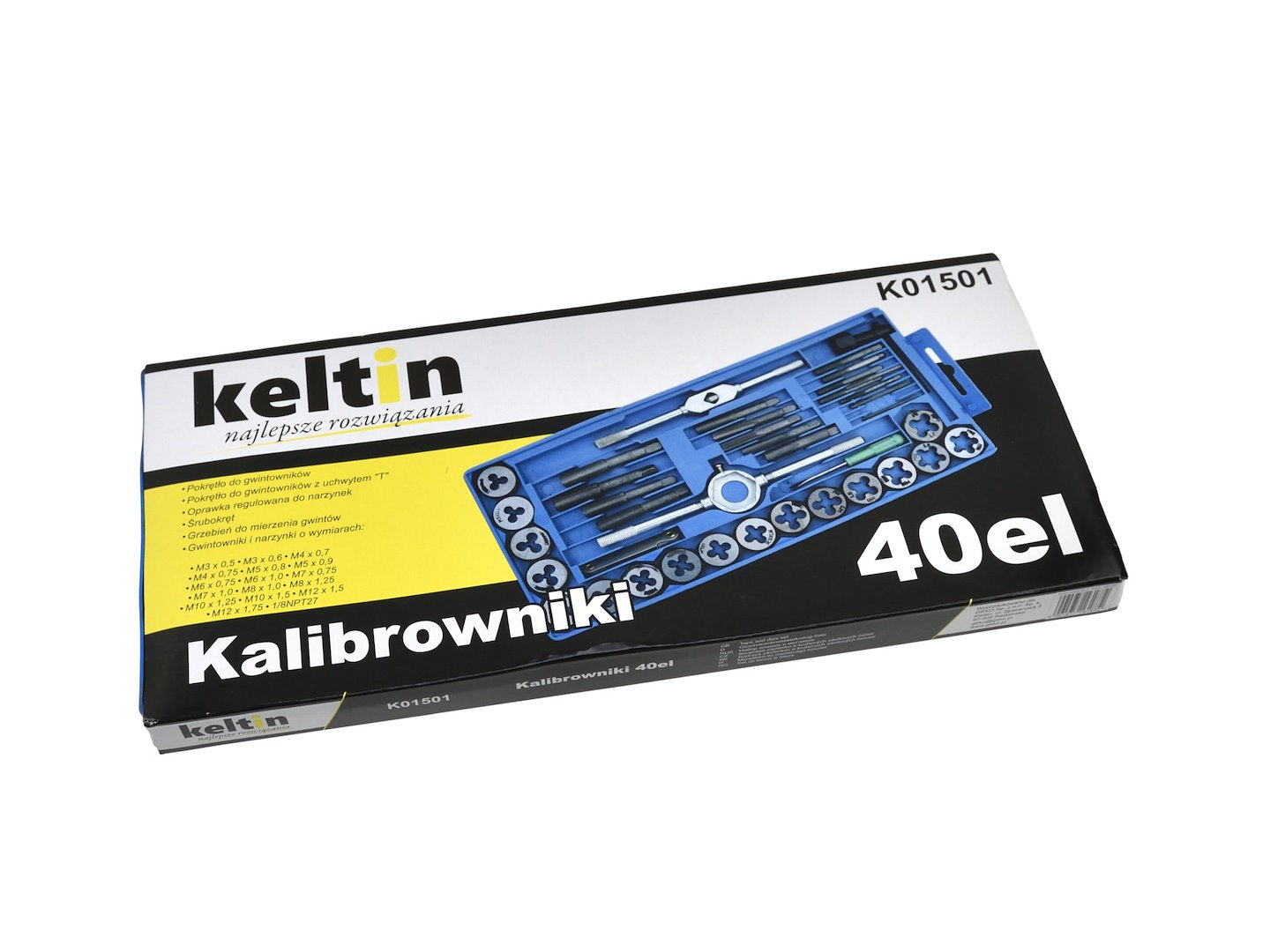 40 pcs UNC & UNF Tap & Die Set