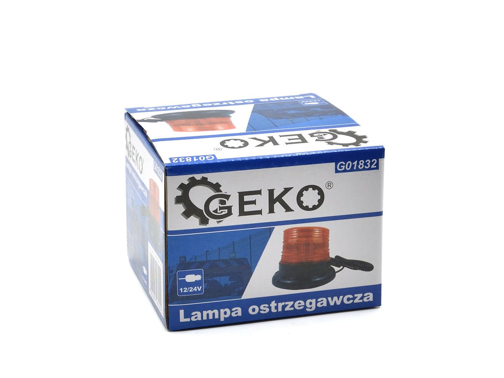 Flashing magnetic warning lamp 12/24V 130x100mm