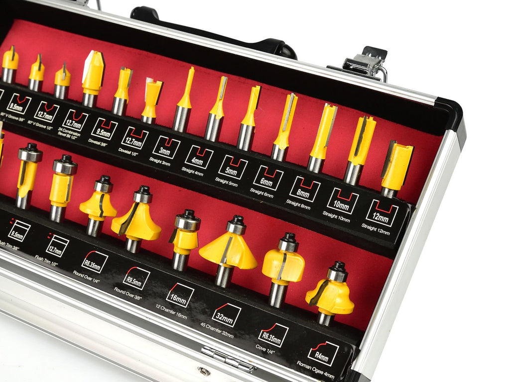 Router bits 25-piece set