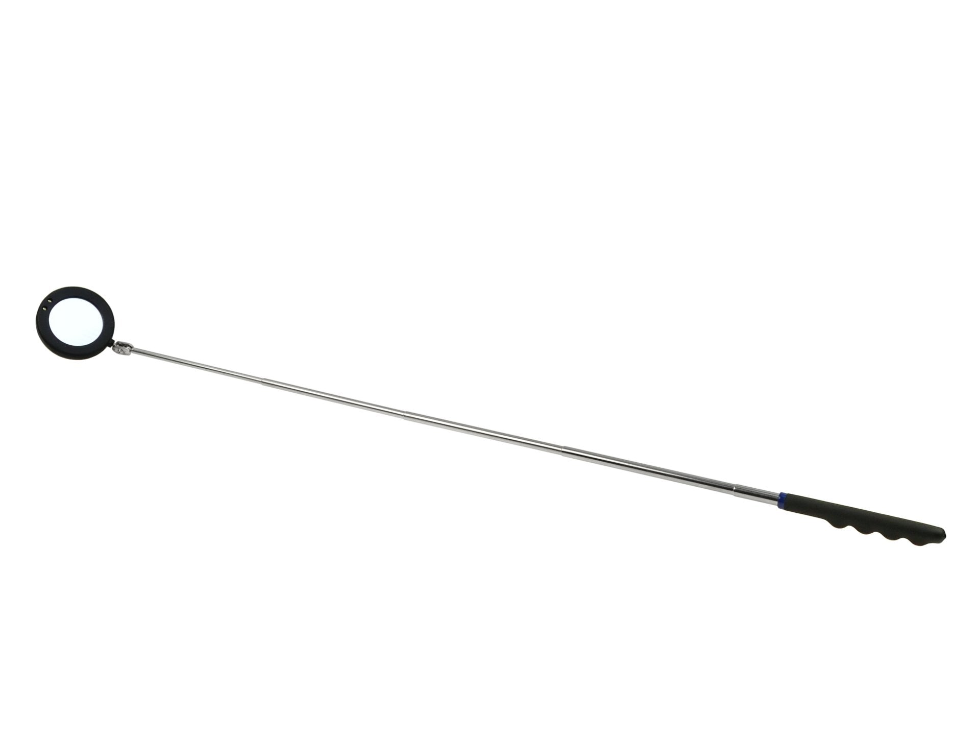 Telescoping inspection mirror with lamp 265-920 mm