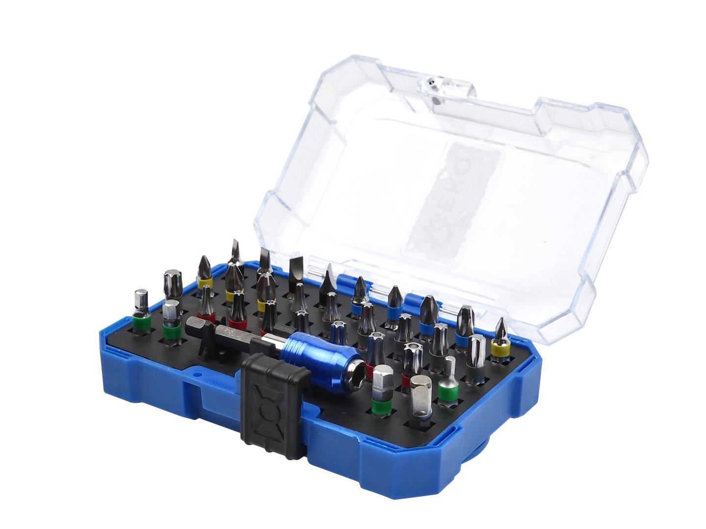 32-piece set of bits with magnetic holder