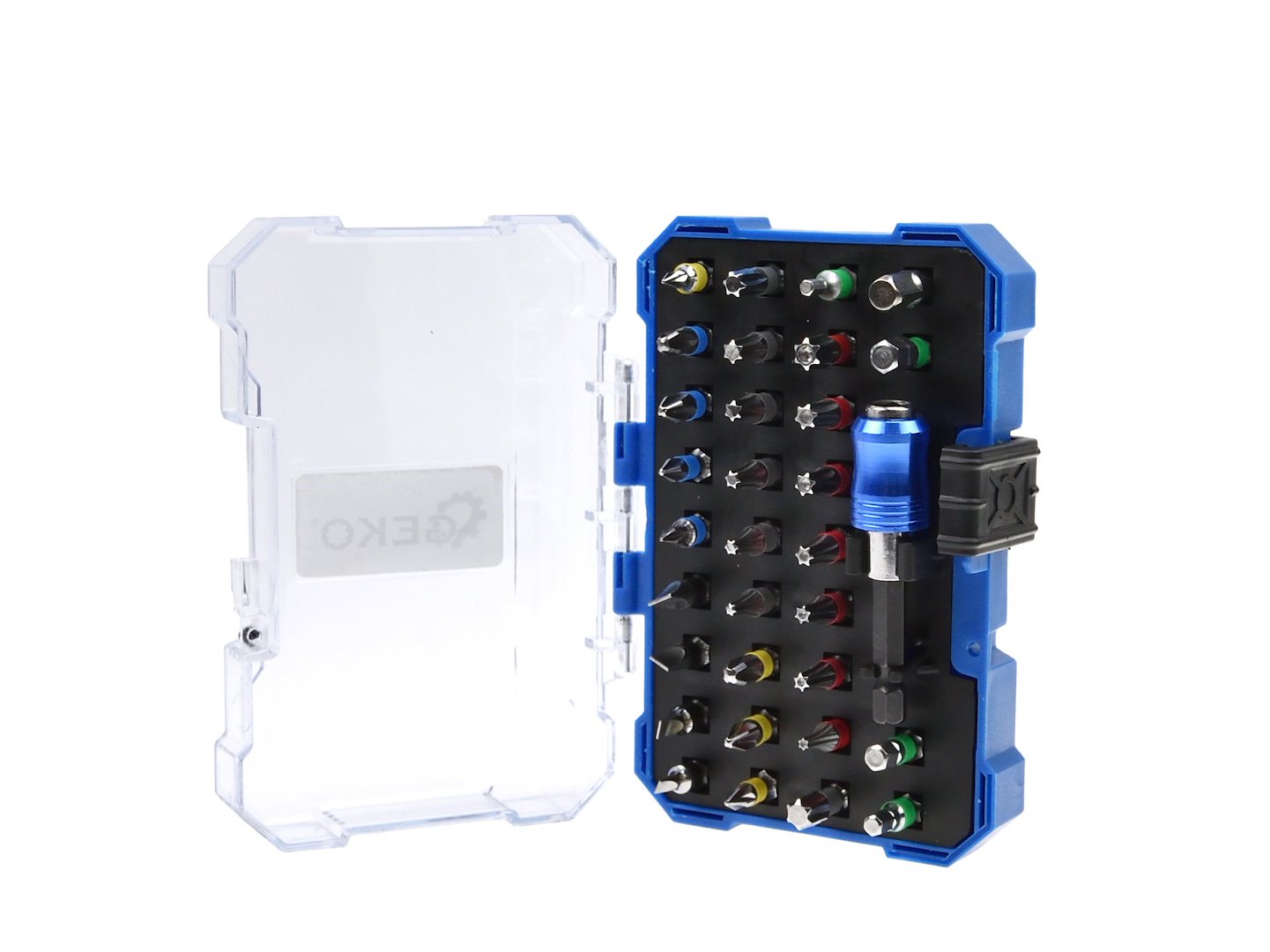 32-piece set of bits with magnetic holder