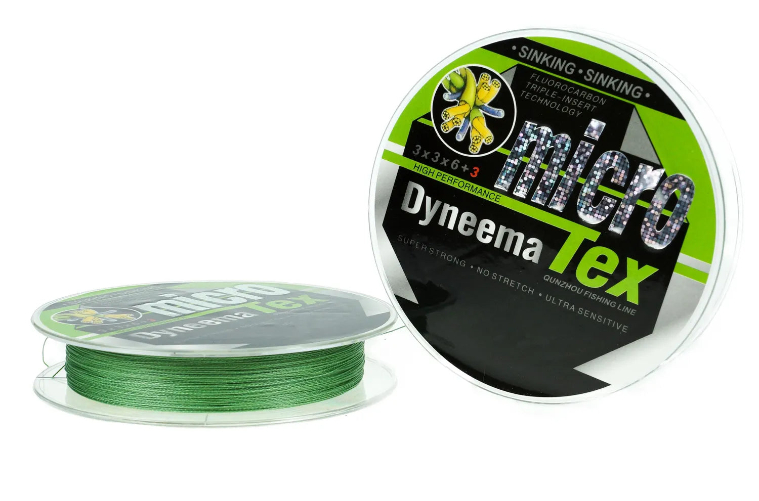 Nähtamatu Dyneema punutis 0.16mm uppuv
