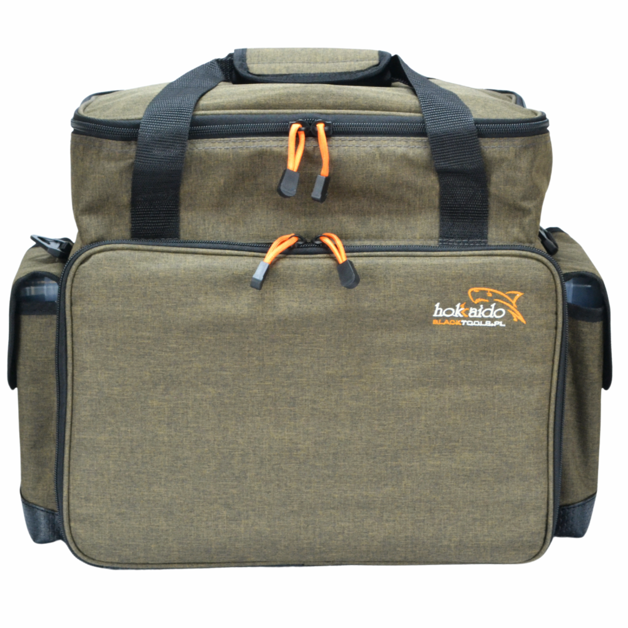 Suur Hokkado kalastuskott õlarihmaga, 6 karpi, jäik põhi, 35x47x23 cm