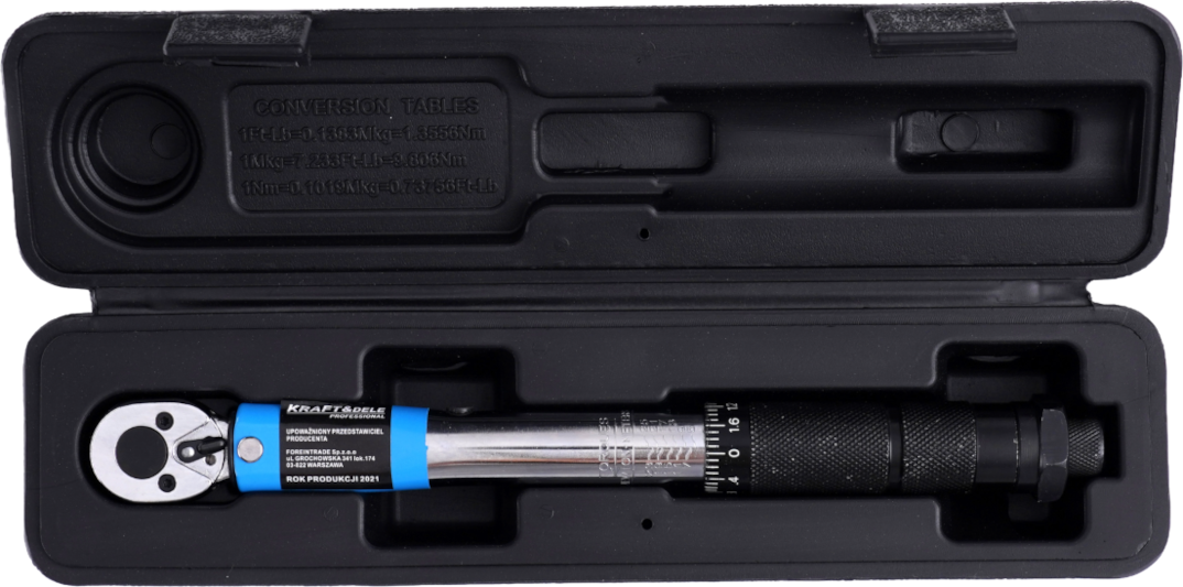 Torque wrench 1/4" 5-25Nm KD10392