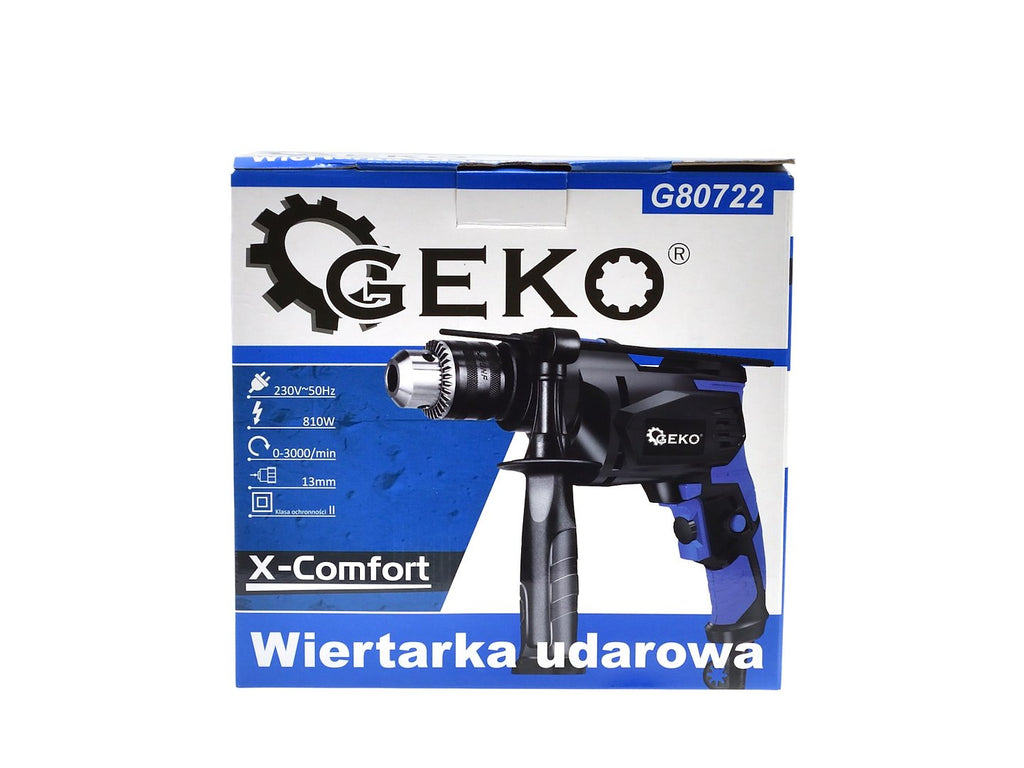 Impact drill 13 mm 810 W GEKO X-Comfort