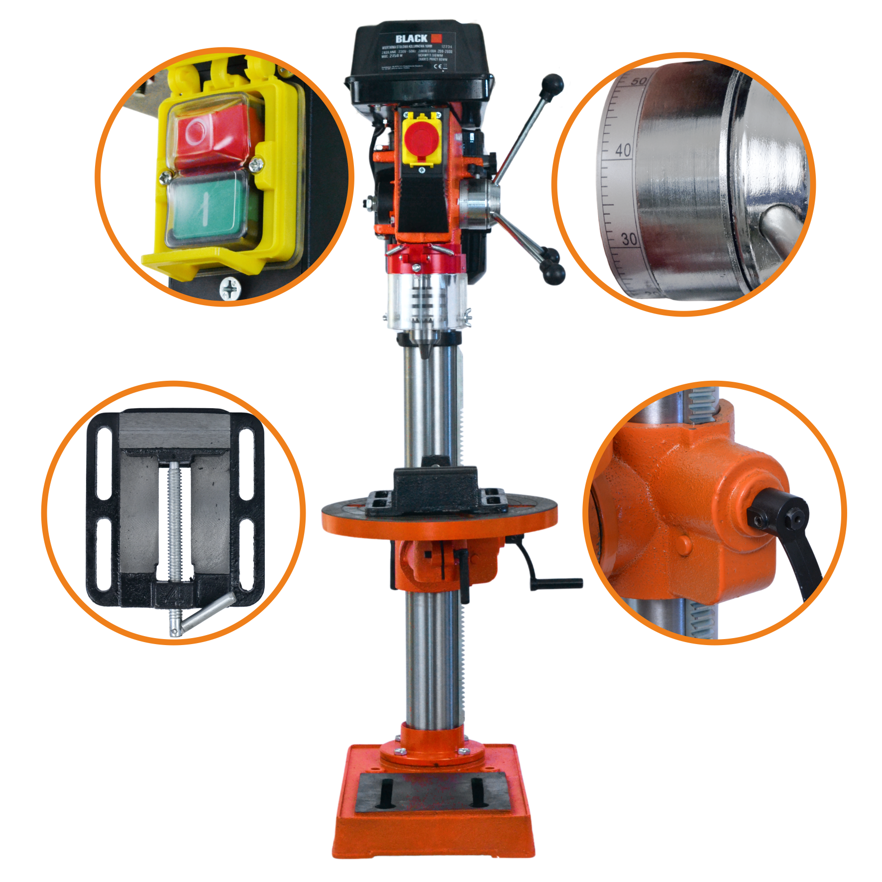 Pingi puurmasin 2750W (C43)