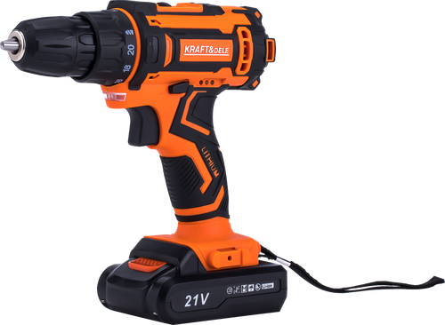 21V 2Ah Drill and Screwdriver Set + Accessories KD3353