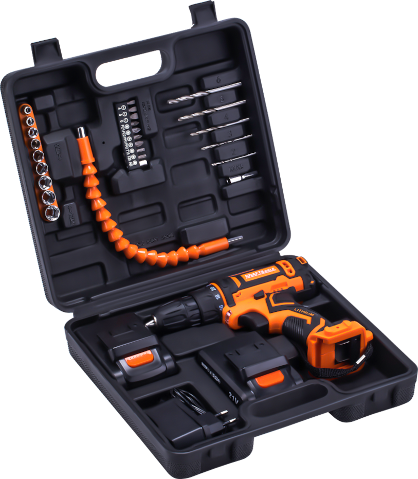 21V 2Ah Drill and Screwdriver Set + Accessories KD3353