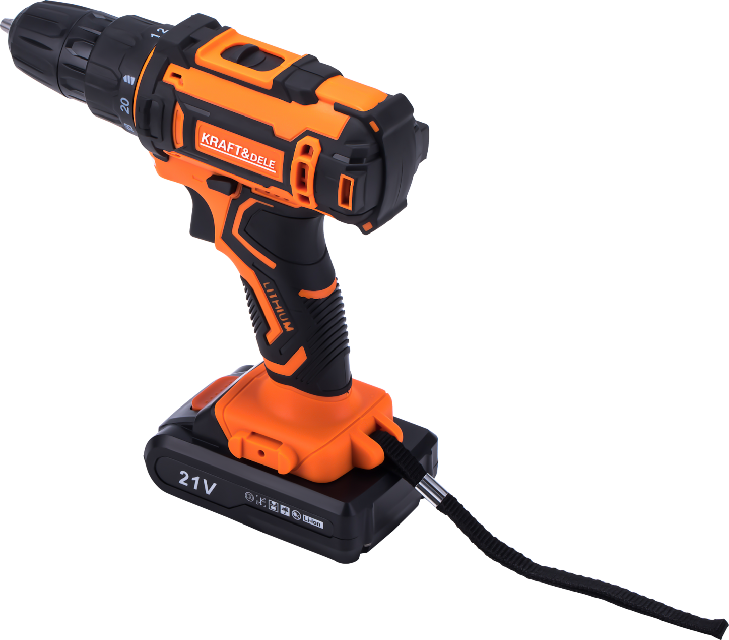 21V 2Ah Drill and Screwdriver Set + Accessories KD3353
