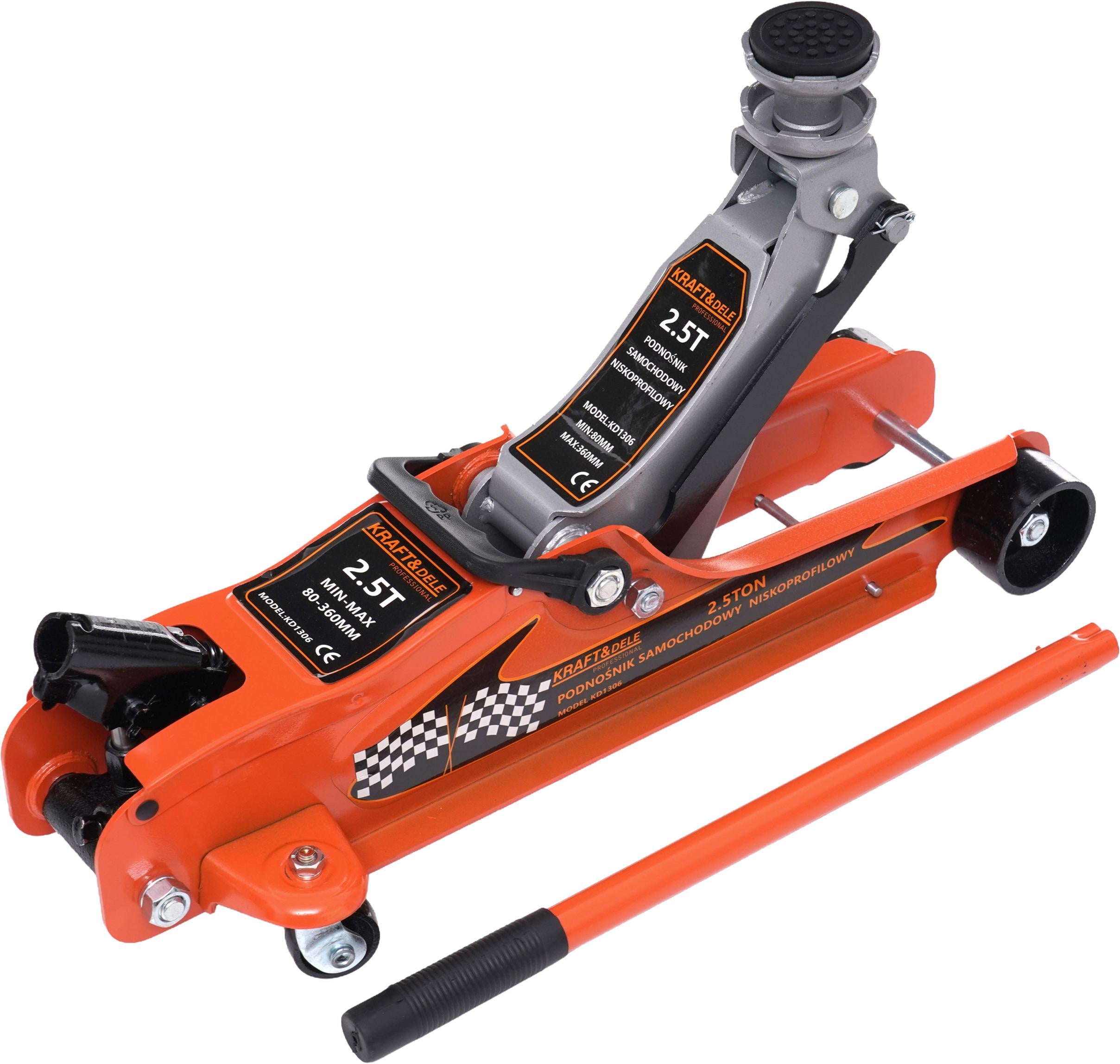 Low-profile jack 2.5T 80-360mm KD1306