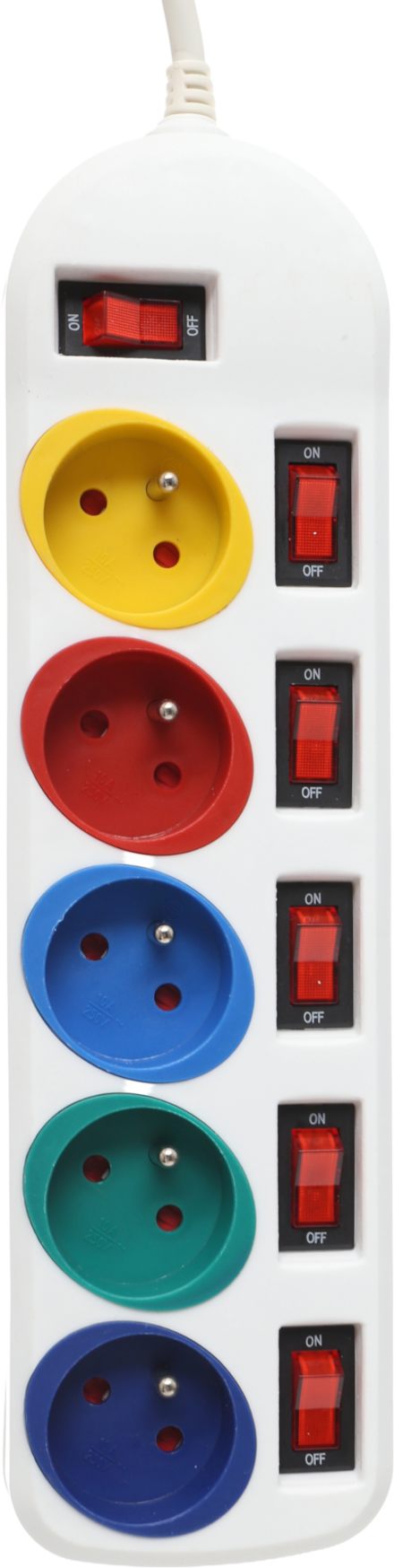 Extension cord 5m / 5 sockets KD4002