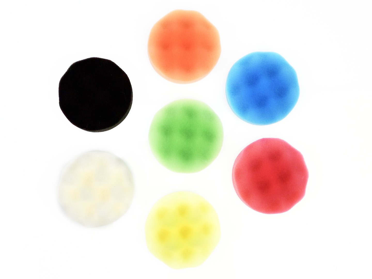 9-piece sponge polishing set, 80 mm
