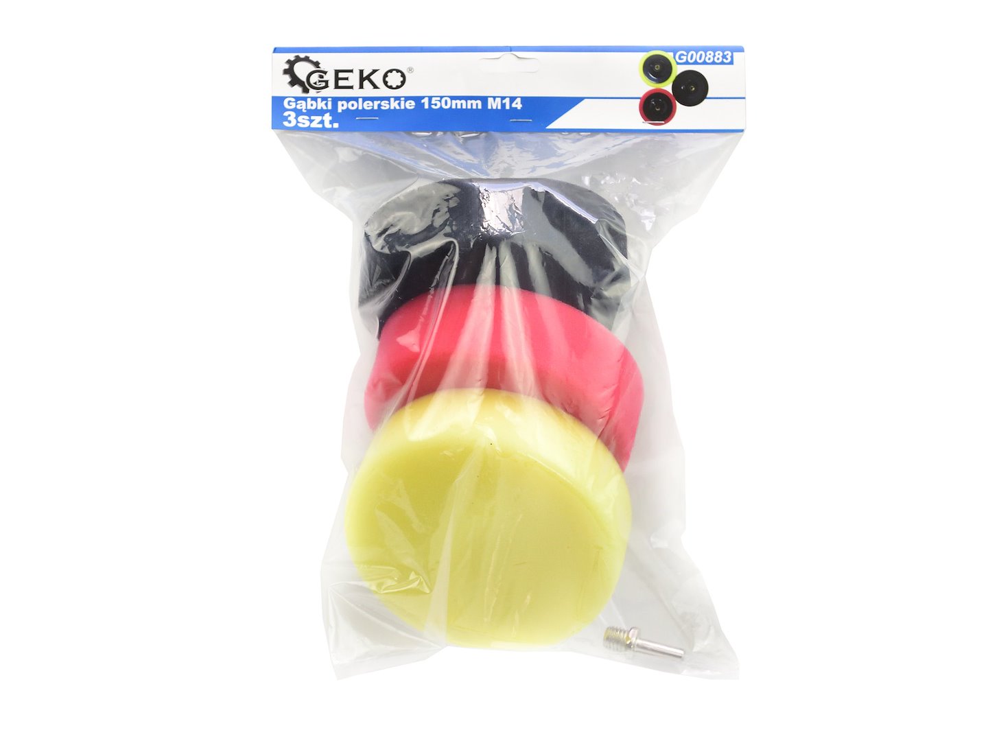 3 pcs sponge polishing pad set 150 mm M14