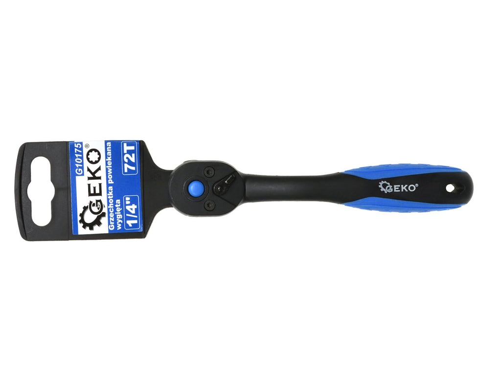 Plastic-Sheathed Ratchet, 1/4" 72 Teeth