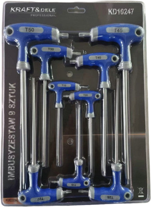 Set of 9 torx keys KD10247