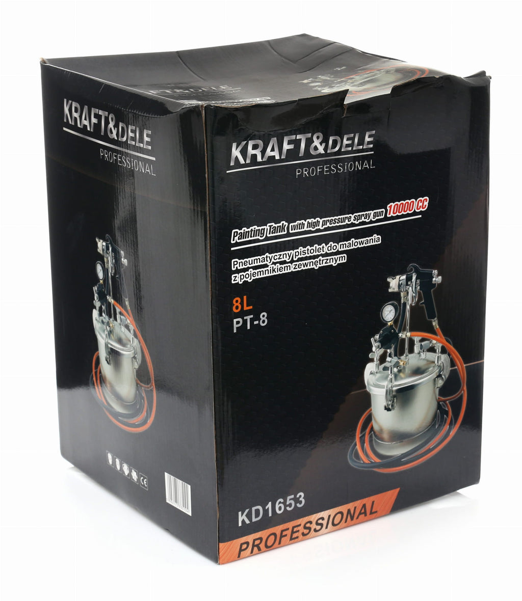 KRAFT&DELE pneumaatiline värviprits 8 l KD1653