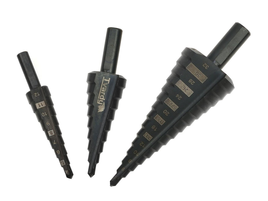 Set of step drills HSS M2 (4-12,4-20,4-32mm)
