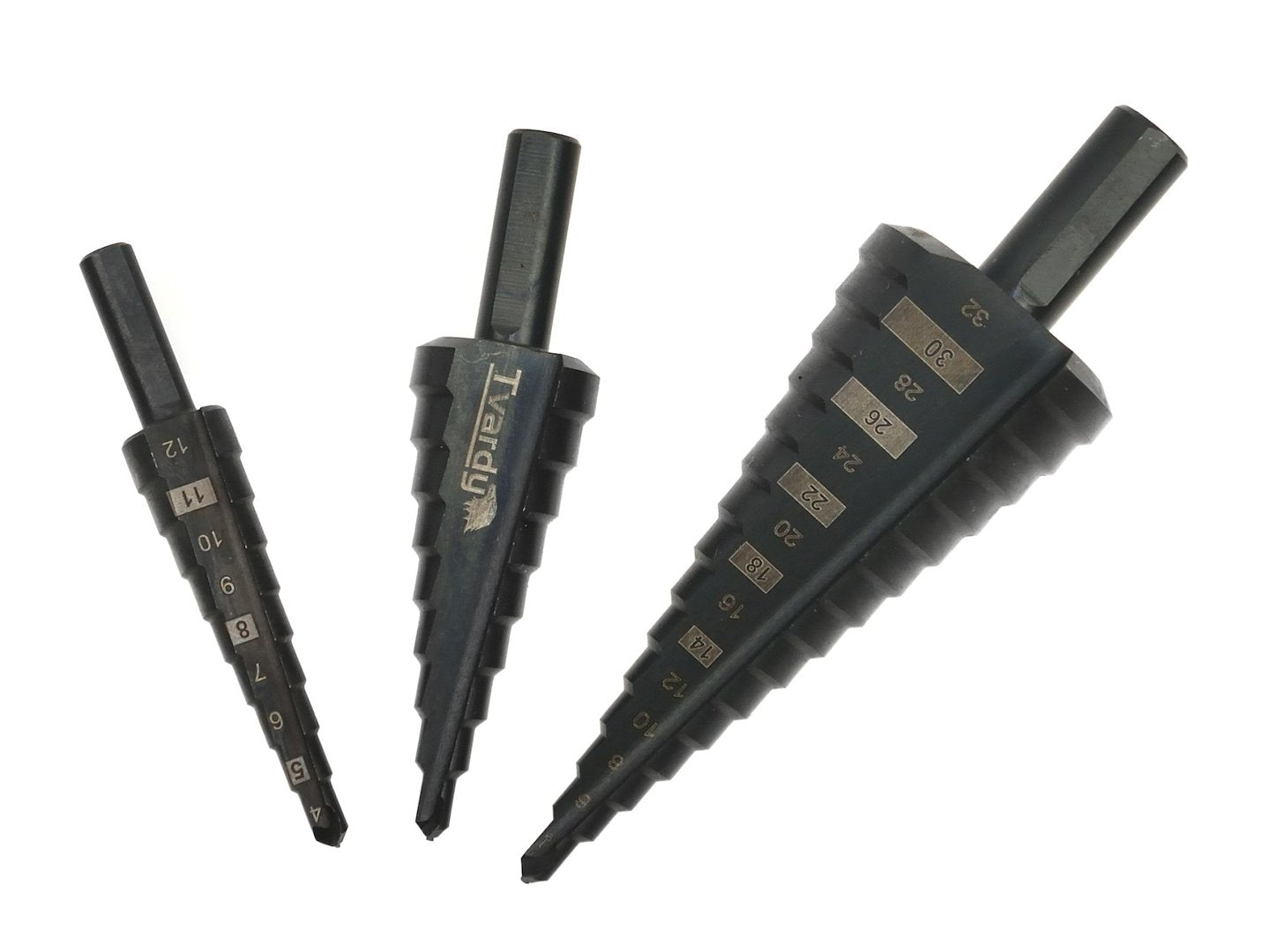 Set of step drills HSS M2 (4-12,4-20,4-32mm)