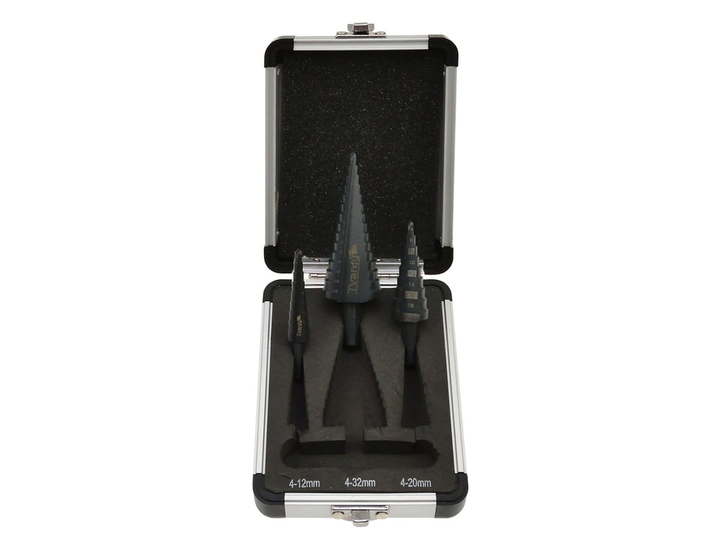 Set of step drills HSS M2 (4-12,4-20,4-32mm)