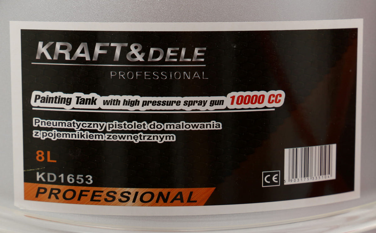 KRAFT&DELE pneumaatiline värviprits 8 l KD1653