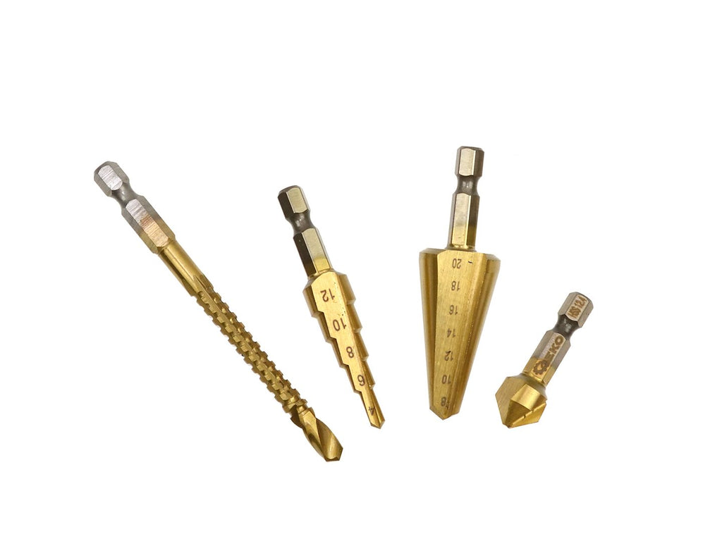 Set of universal hex drills, 4 pcs