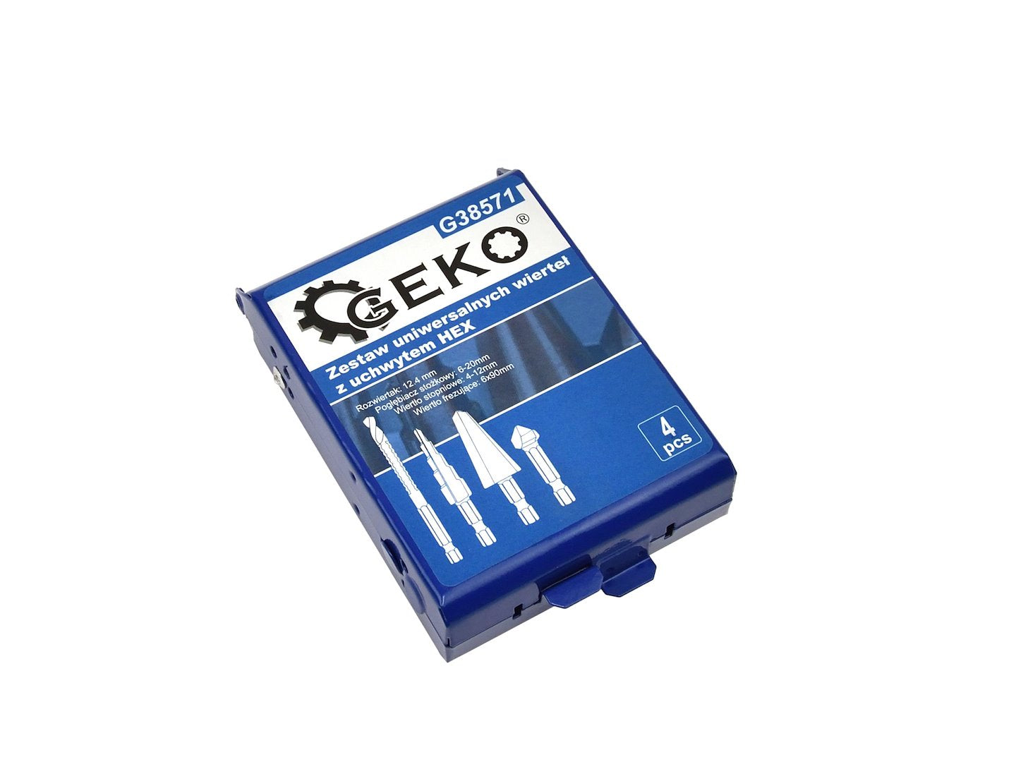 Set of universal hex drills, 4 pcs