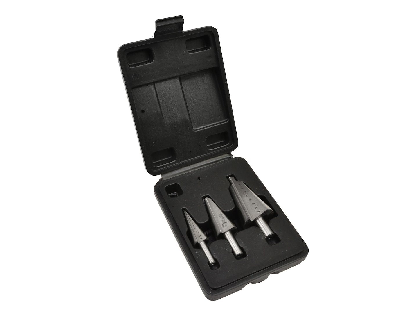 HSS metal drill set, 3 pcs, 3-30 mm