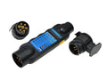 Socket and plug tester for truck trailer + adapters 13/7 7/13