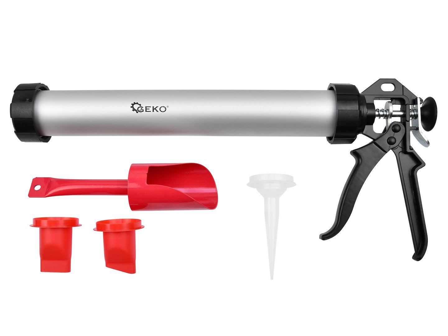 Aluminum caulking gun