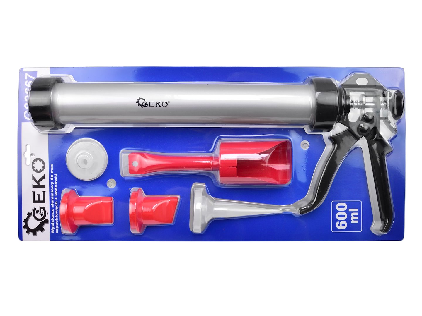 Aluminum caulking gun