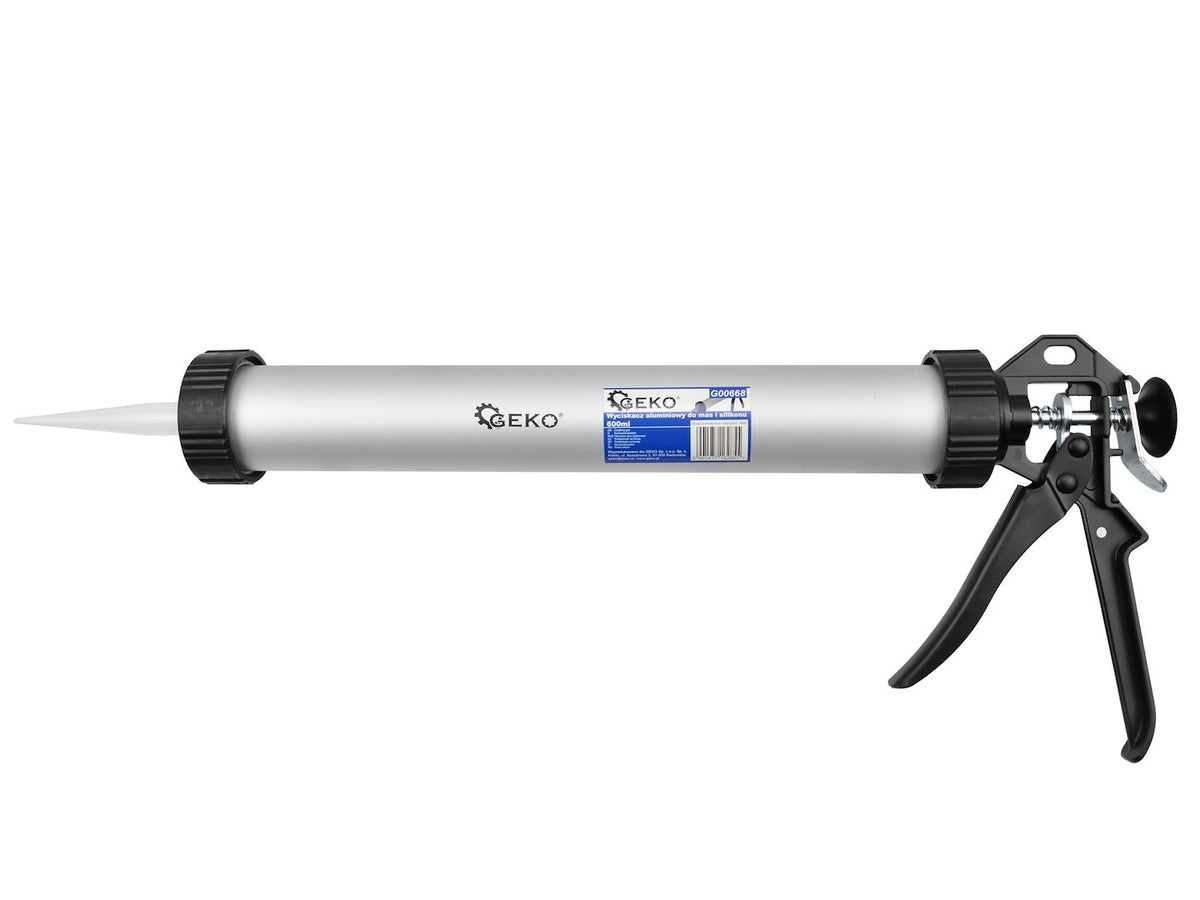 Aluminium tube caulking gun, 600 ml