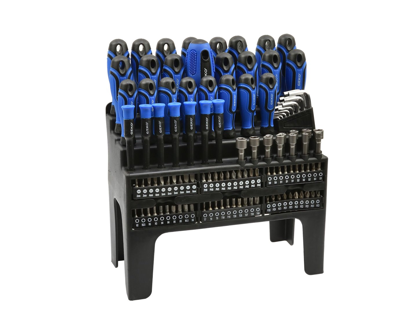 Set of screwdrivers and bits, 122 pcs